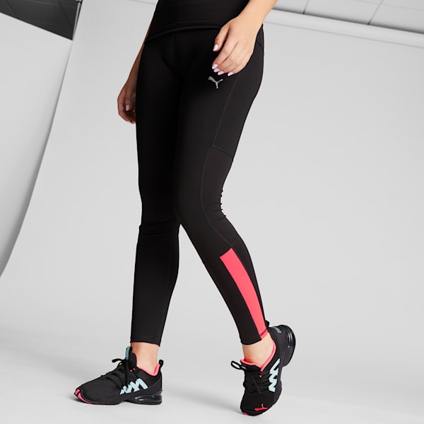Tenis de entrenamiento para mujer Riaze Prowl, Puma Black-Ignite Pink-Aquamarine, extralarge